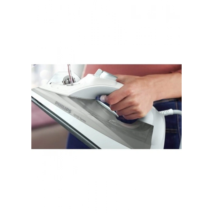 Philips 5000 Serisi Buharlı Ütü, 2400W, 160 g Şok Buhar, SteamGlide Plus Taban, DST5010/10
