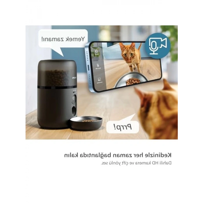Philips 5000 Serisi Kameralı Akıllı  Kabı, Öğün Programlama, Kolay Temizlik, Taze , Uygulama ile Bağlantı, 4.5L Kapasite (PAW5320/02)          [Enerji Sınıfı B]