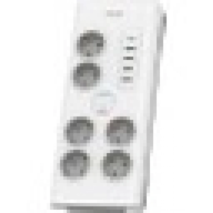 PHILIPS 6-lı SPN7060WA/62 900 Joules Akım Koruma Prizi Beyaz 4-USB/1-TYPEC