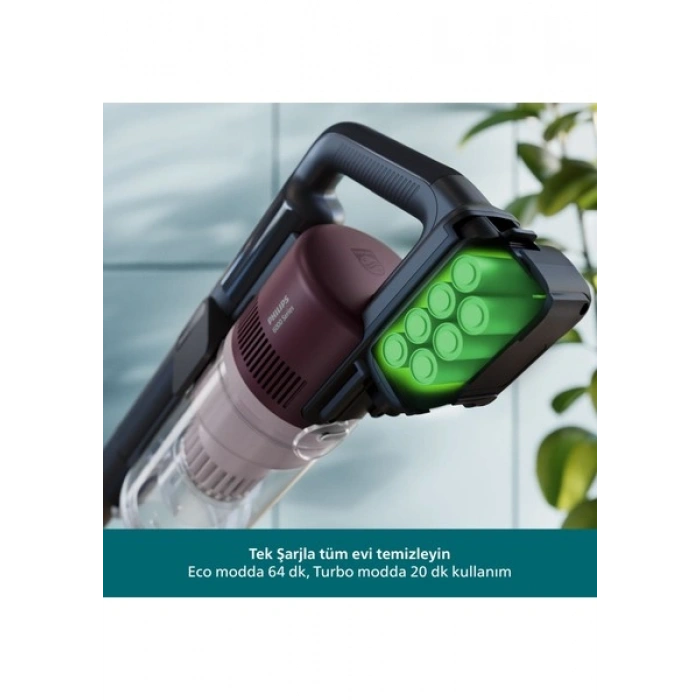 Philips 6000 Serisi Kablosuz Dikey Süpürge, PowerCyclone 11, 64 Dakika Kullanım Süresi, XC6453/00