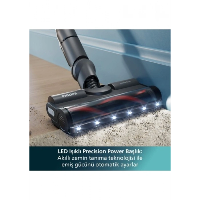 Philips 6000 Serisi Kablosuz Dikey Süpürge, PowerCyclone 11, Aqua Modül ile Kolay Mop, TriActive LED Başlık, 64 Dakika Kullanım, XC6553/01