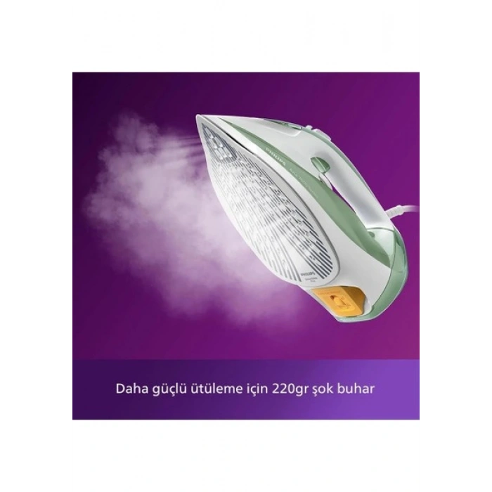 Philips 7000 Serisi Buharlı Ütü, 2600 W Güç, Etkili Buhar Performansı, SteamGlide Plus Taban DST7012/70
