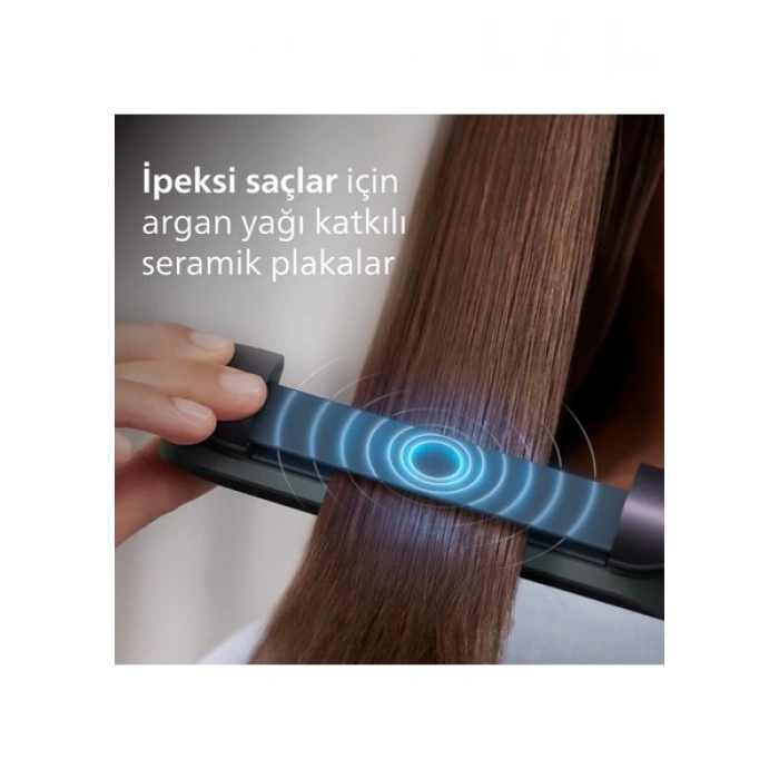 Philips 7000 Serisi Saç Düzleştirici, Argan Yağı Katkılı, ThermoProtect Teknolojisi, BHS732/00