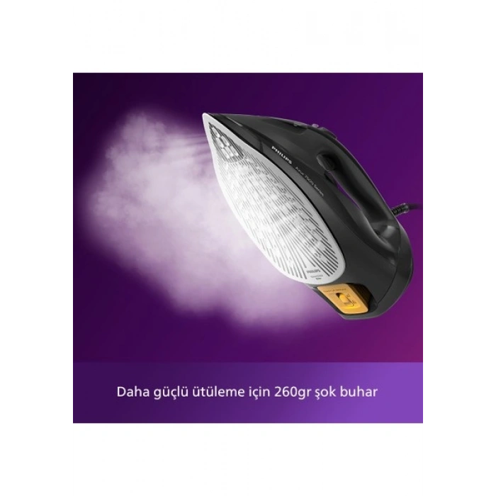 Philips 7500 Serisi Azur Buharlı Ütü 3200W, 55 g/dk Sürekli Buhar, 260 g Şok Buhar, SteamGlide Elite Taban, DST7511/80