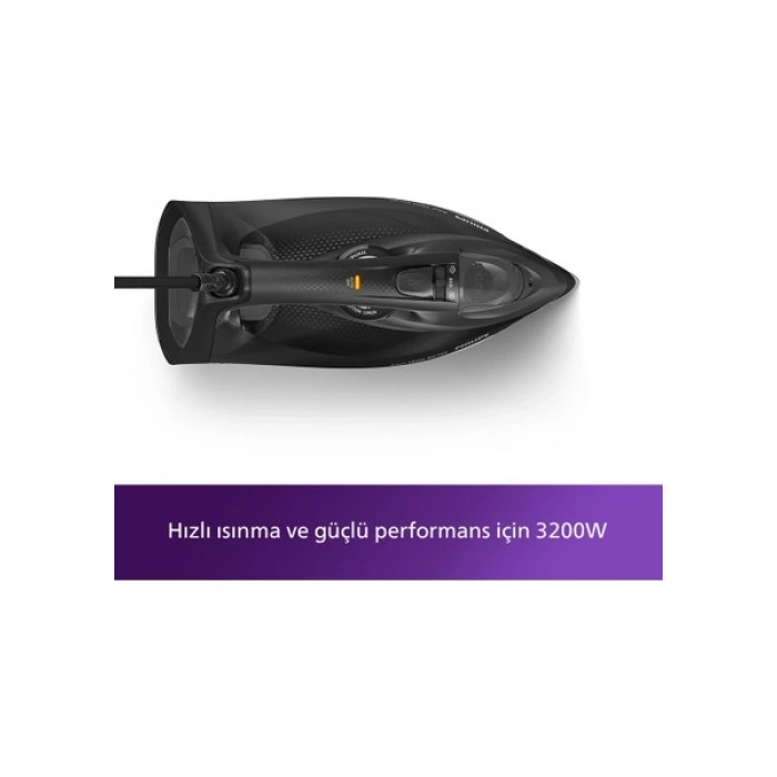 Philips 7500 Serisi Azur Buharlı Ütü 3200W, 55 g/dk Sürekli Buhar, 260 g Şok Buhar, SteamGlide Elite Taban, DST7511/80