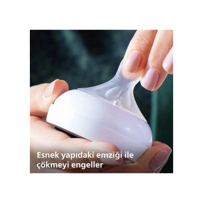 Philips Avent Doğal Tepkili 2li Biberon Emziği, 2 Numara, SCY962/02