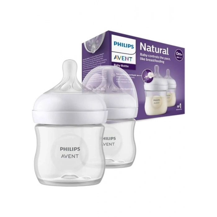 Philips Avent Doğal Tepkili PP 2li Biberon Seti, 125ml, 0+ Ay, SCY900/02