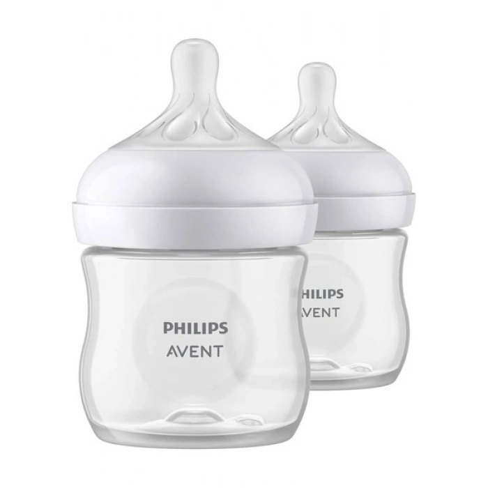 Philips Avent Doğal Tepkili PP 2li Biberon Seti, 125ml, 0+ Ay, SCY900/02