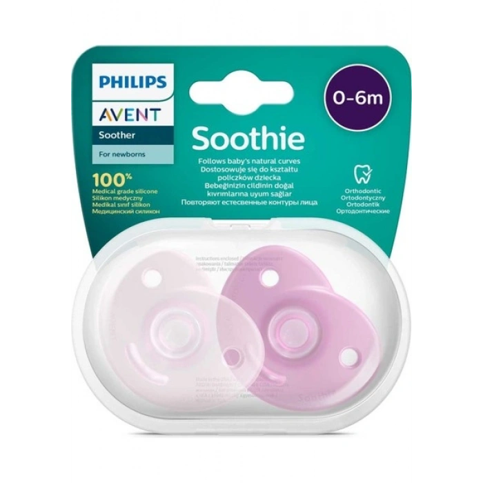 Philips Avent Soothie Emzik 0-6 Ay Kız, SCF099/22