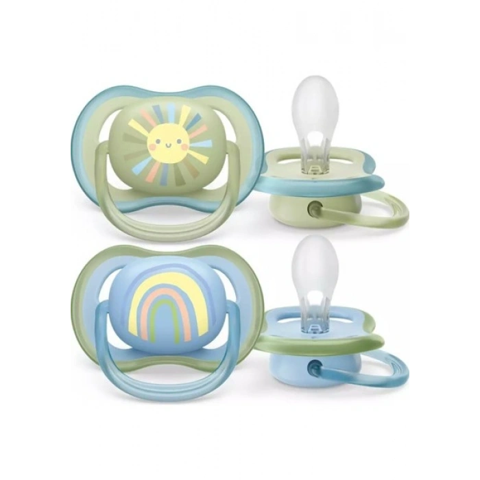 Philips Avent Ultra Air Emzik 0-6 Ay, 2li Paket, Erkek, SCF085/58