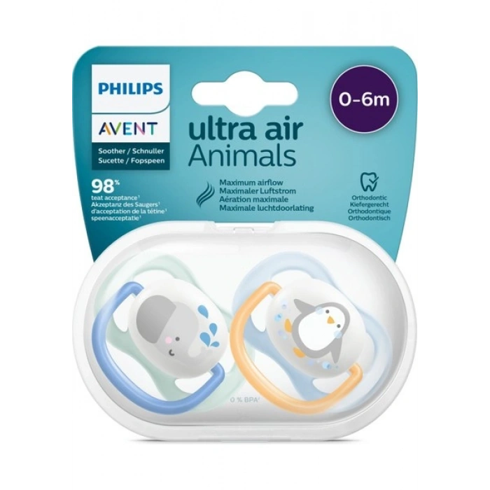 Philips Avent Ultra Air Emzik 0-6 ay Erkek, SCF080/05