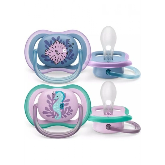 Philips Avent Ultra Air Emzik 6-18 Ay, 2li Paket, Kız, SCF085/61