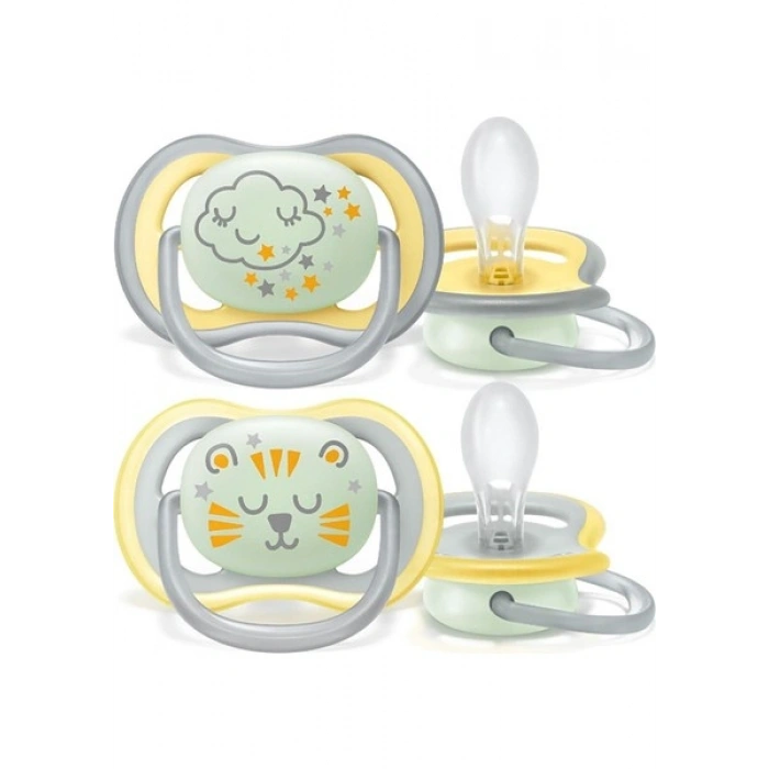 Philips Avent Ultra Air Nighttime Karanlıkta Parlar Gece Emziği +18 Ay