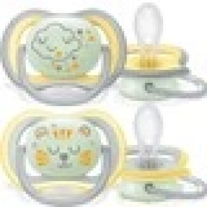 Philips Avent Ultra Air Nighttime Karanlıkta Parlar Gece Emziği +18 Ay