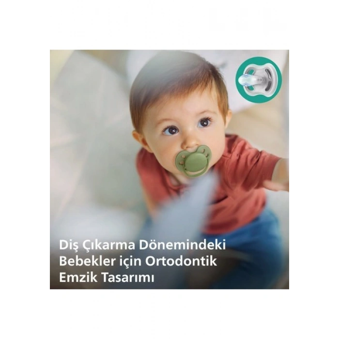 Philips Avent Ultra Soft Emzik 18+ Ay, 2li Unisex, SCF093/01