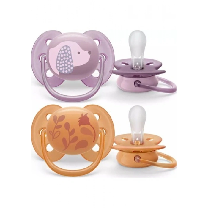 Philips Avent Ultra Soft Emzik 6-18 Ay, 2li Kız, SCF091/18