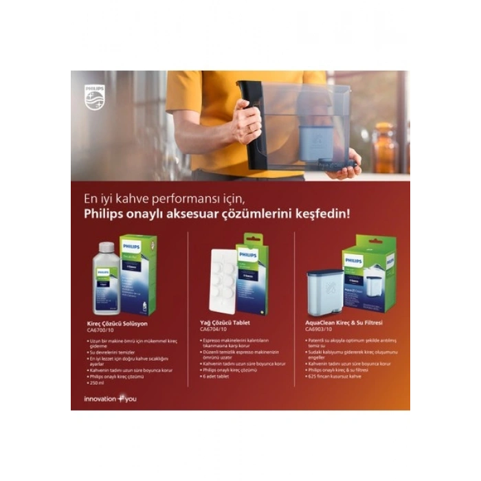 Philips CA6700/10 Espresso Makinesi Kireç Çözücü Solüsyon