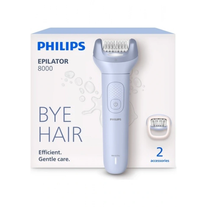 Philips Epilator 8000 Serisi Kablosuz Epilatör; Islak ve Kuru BRE708/05