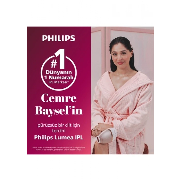 Philips Lumea 9900 Serisi BRI953/01 IPL Tüy Alma Beyaz Renk Özellikli Cilt Temas Sensörü