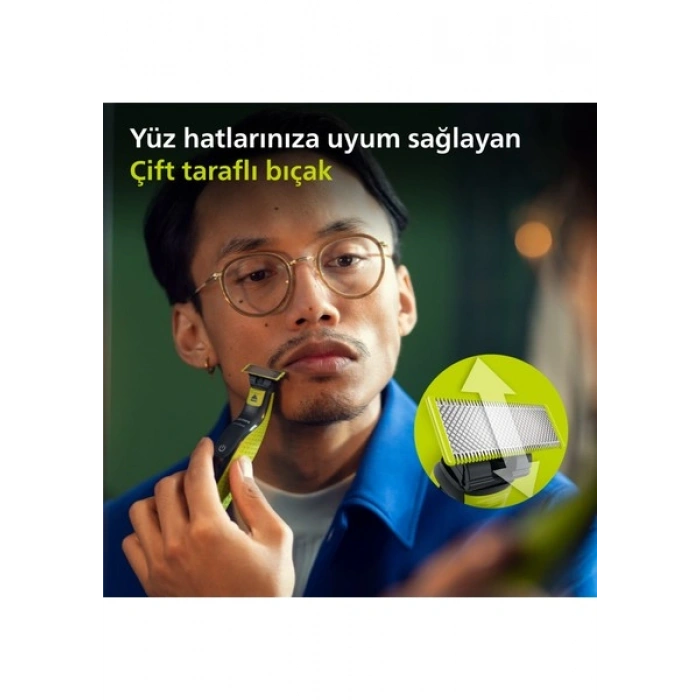 Philips OneBlade QP2724/20 Elektrikli Tiras Makinesi - Sakal & Vücut - Islak & Kuru Kullanim
