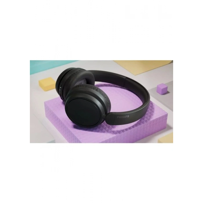 Philips TAH5209BK Kablosuz Kulak Üstü Kulaklık Bluetooth 5.3 65 Saat Oynatma Süresi,doğal Ses,dinamik Bas,net Arama,sesi Siyah