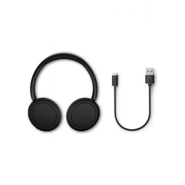 Philips TAH5209BK Kablosuz Kulak Üstü Kulaklık Bluetooth 5.3 65 Saat Oynatma Süresi,doğal Ses,dinamik Bas,net Arama,sesi Siyah