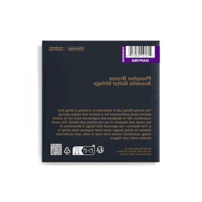 Phosphor Bronze Akustik Gitar Teli, Jim Dap1152 Modeli