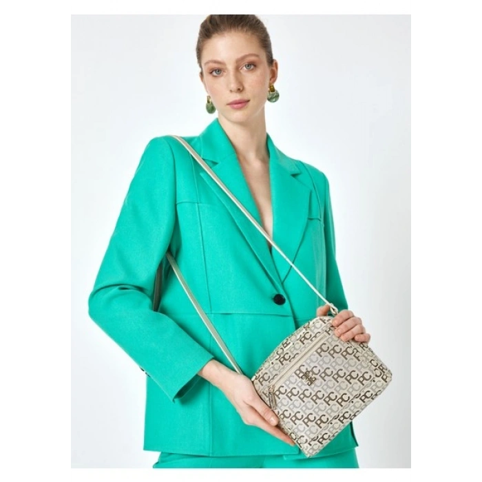 Pierre Cardin Altın Çapraz Çanta 05PO25Y1880TRAL Yalt