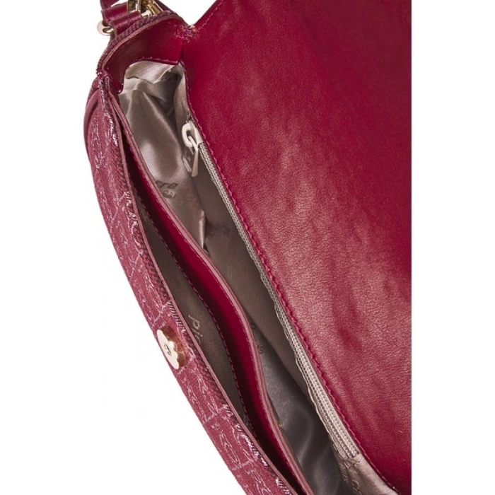 Pierre Cardin Bordo Omuz Çantası 05PO25Y1990-SMKN Br