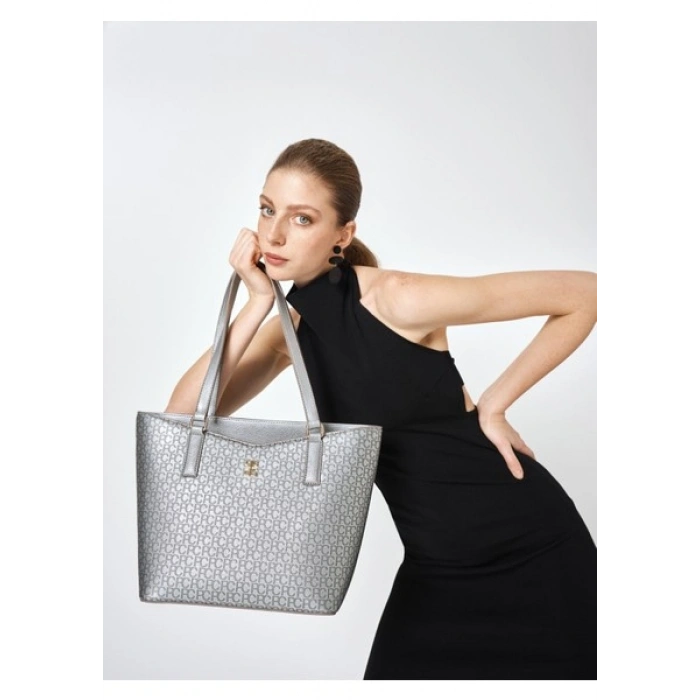 Pierre Cardin Platin Omuz Çantası 05PO25Y2014-KAL Pl