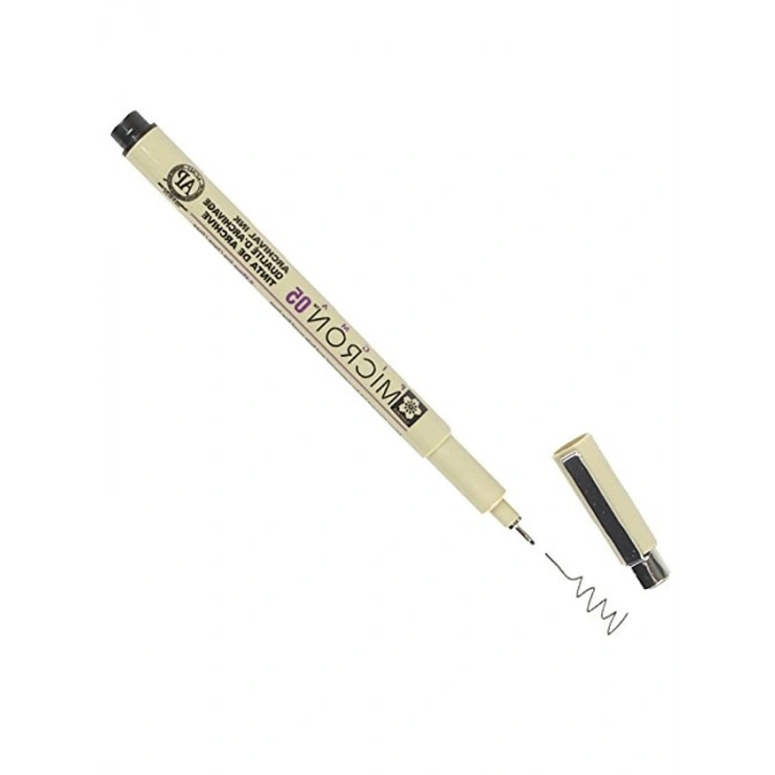 Pigma Micron 05 Siyah Kalem, 0.45 mm, Sanat İçin