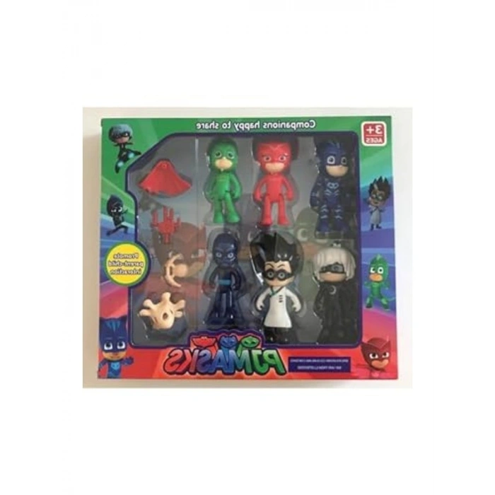 Pijamaskeliler Figür Seti, 10lu Eğlenceli Oyun