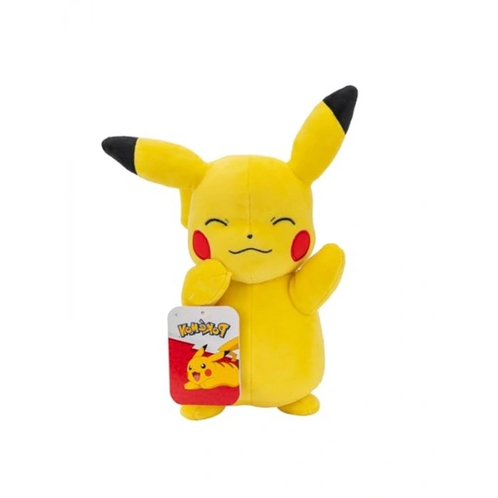 Pikachu Peluş Figürü, 20 cm Boyutunda, Detaylı Tasarım