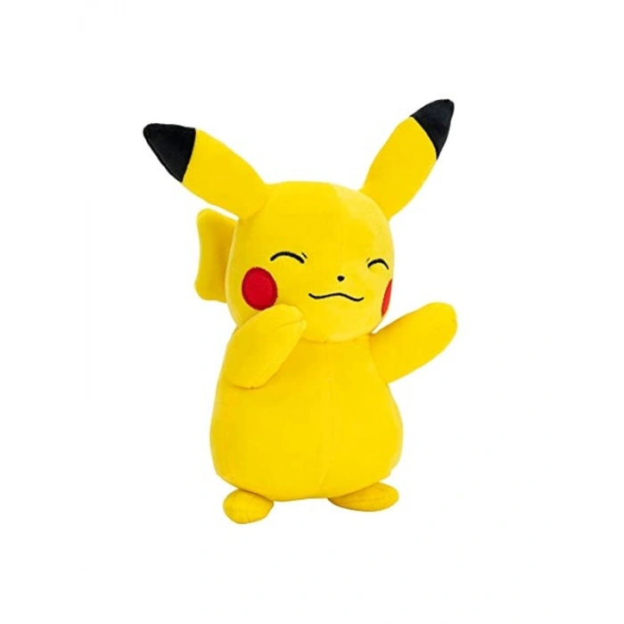 Pikachu Peluş Figürü, 20 cm Boyutunda, Detaylı Tasarım
