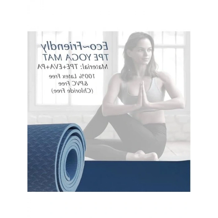 Pilates Matı, 6mm Kalınlık ve 183x61 Cm Boyut ile Rahat Kullanım