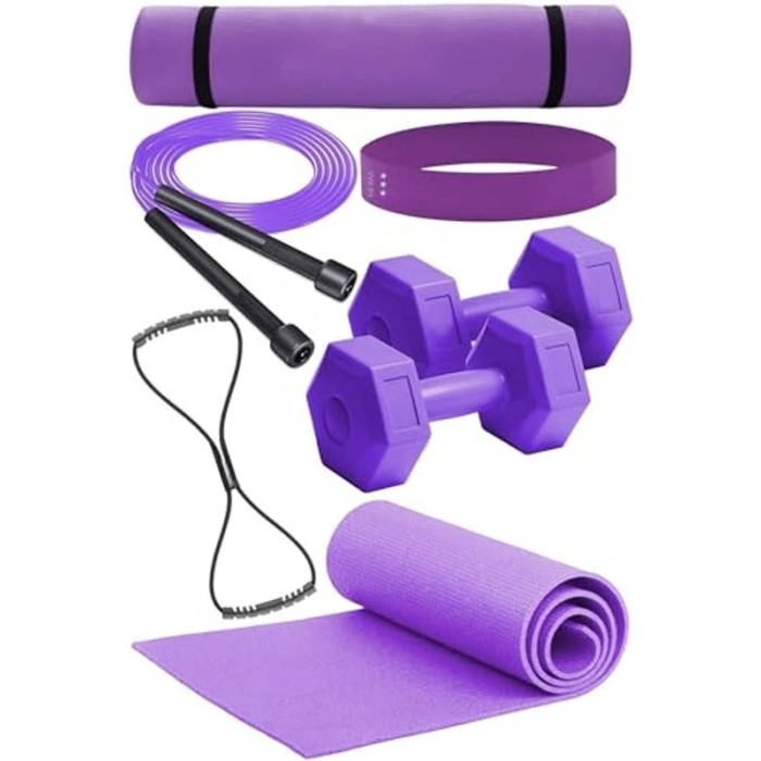Pilates Seti, Evde Kullanım için Tüm İhtiyaçları Karşılayan Tam Paket