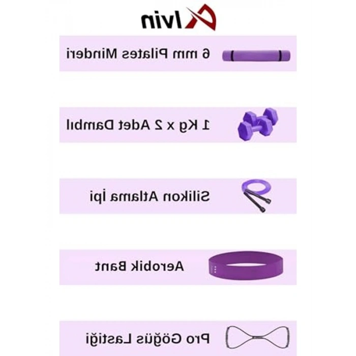 Pilates Seti, Evde Kullanım için Tüm İhtiyaçları Karşılayan Tam Paket