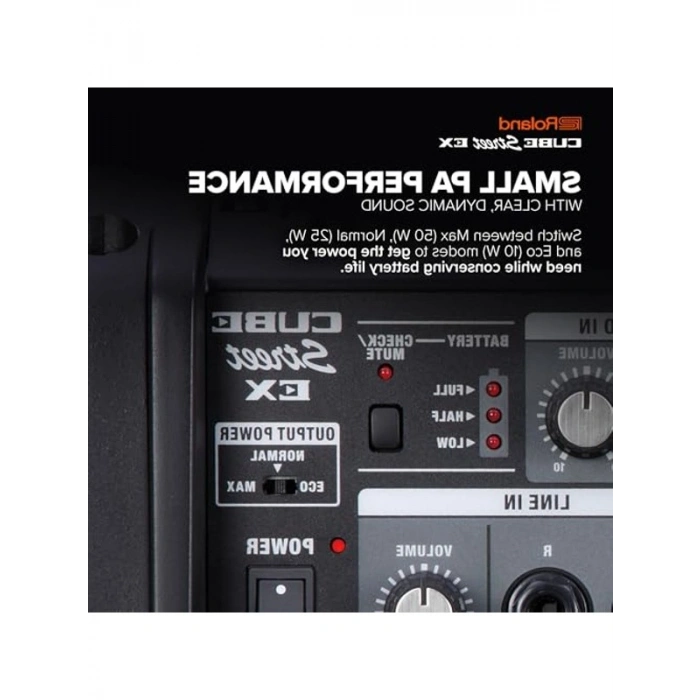 Pille Çalışan Taşınabilir Stereo Amplifikatör, 50 Watt