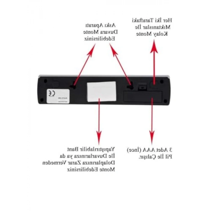 Pilli Anahtarlı Dolap İçi Lamba - Beyaz Işık