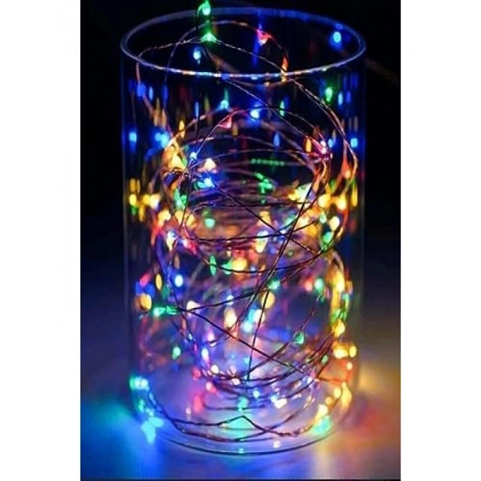 Pilli Dekoratif Peri LED Işık (3 Metre, RGB)