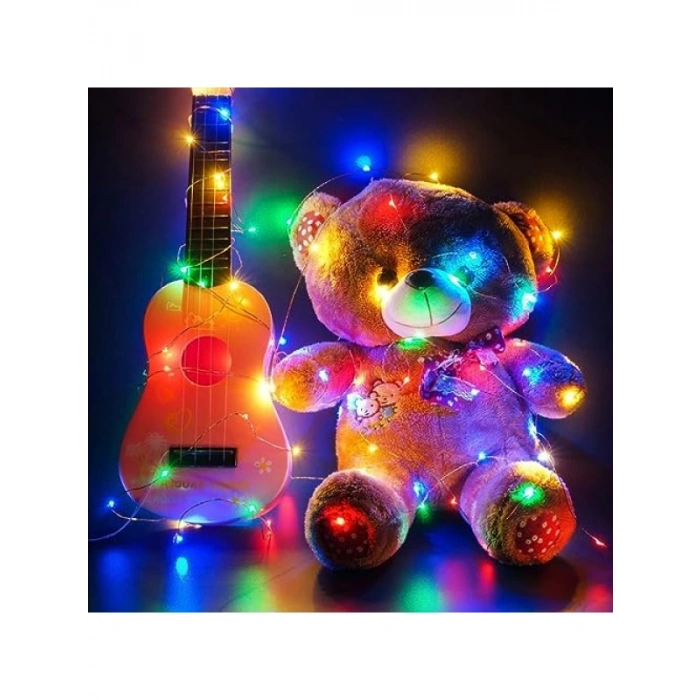 Pilli Dekoratif Peri LED Işık (3 Metre, RGB)