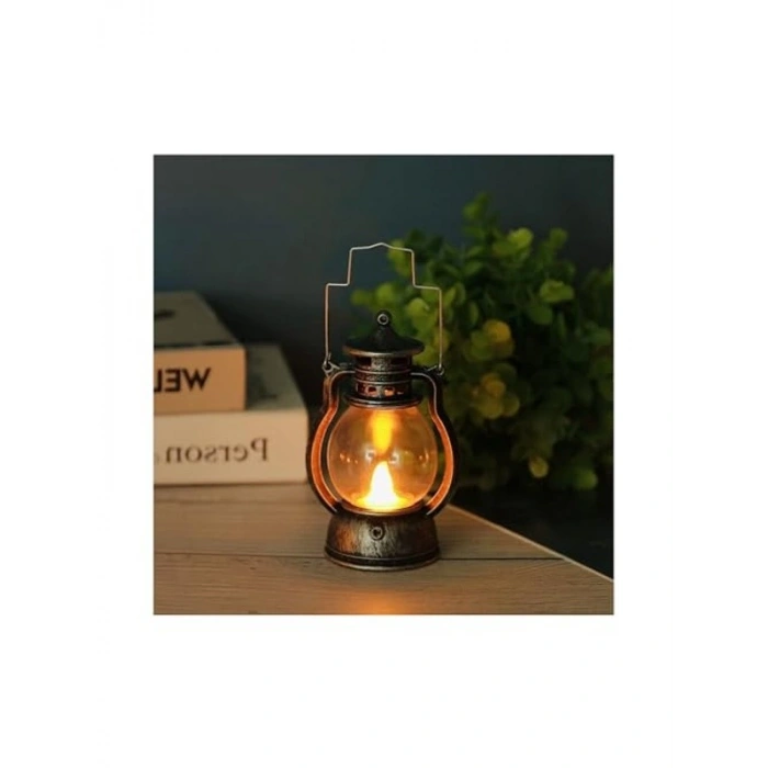 Pilli mini led gaz lambası, taşınabilir dekoratif aydınlatma