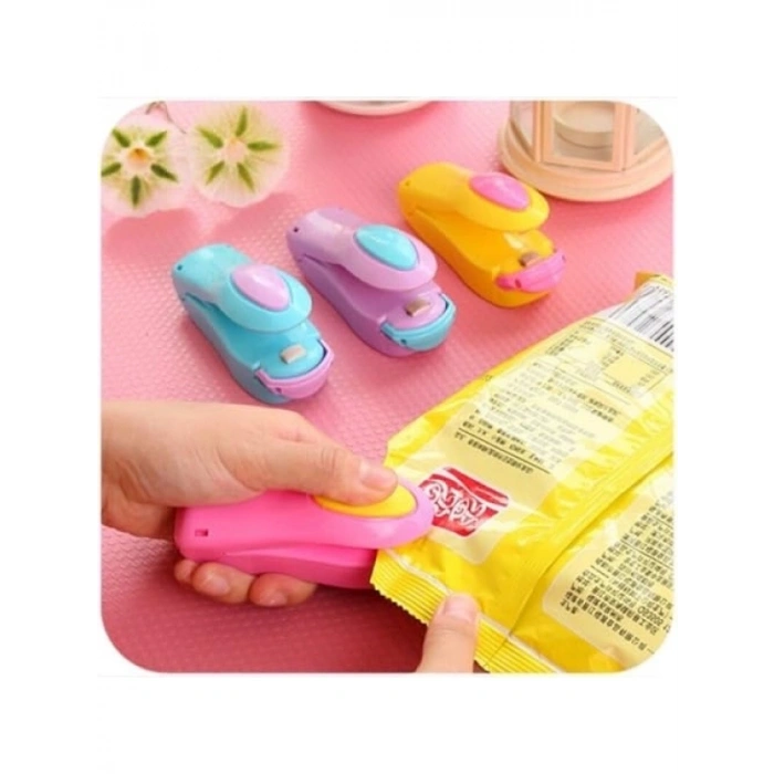 Pilli Mini Poşet Kapatıcı - Gıda Koruma Aleti