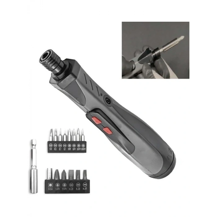 Pilli Vidalama Seti, AAA Pil ile Çalışan Manyetik Tornavida