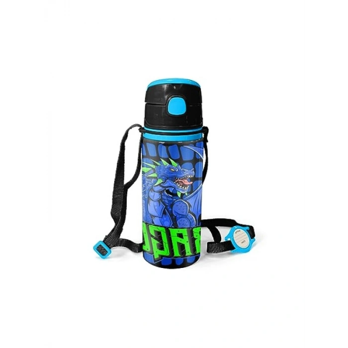 Pipetli Alüminyum Matara - 600 ml Kapasite