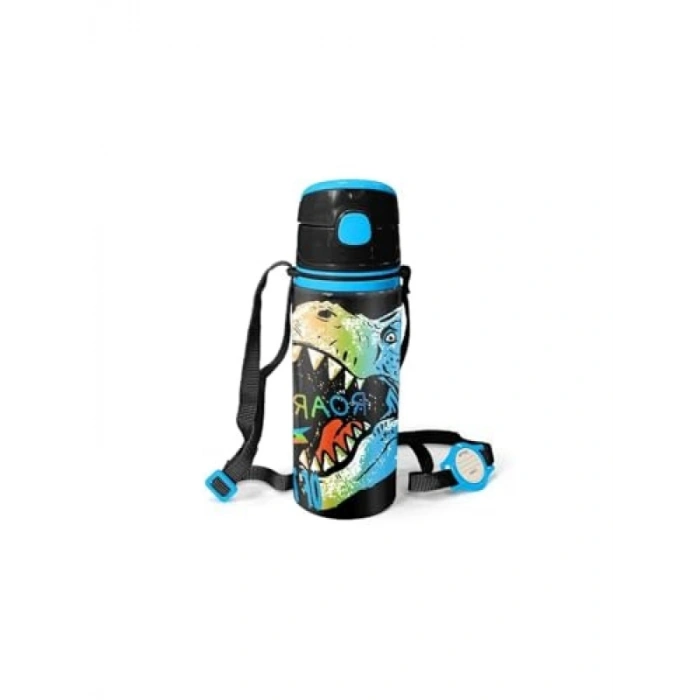 Pipetli Alüminyum Matara, 600 ml, Taşınabilir