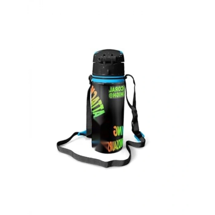 Pipetli Alüminyum Matara, 600 ml, Taşınabilir