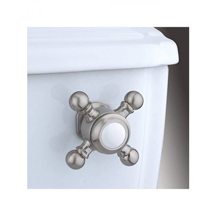 Pirinç Çapraz Tank Kolu, Ayarlanabilir, Saten Nikel