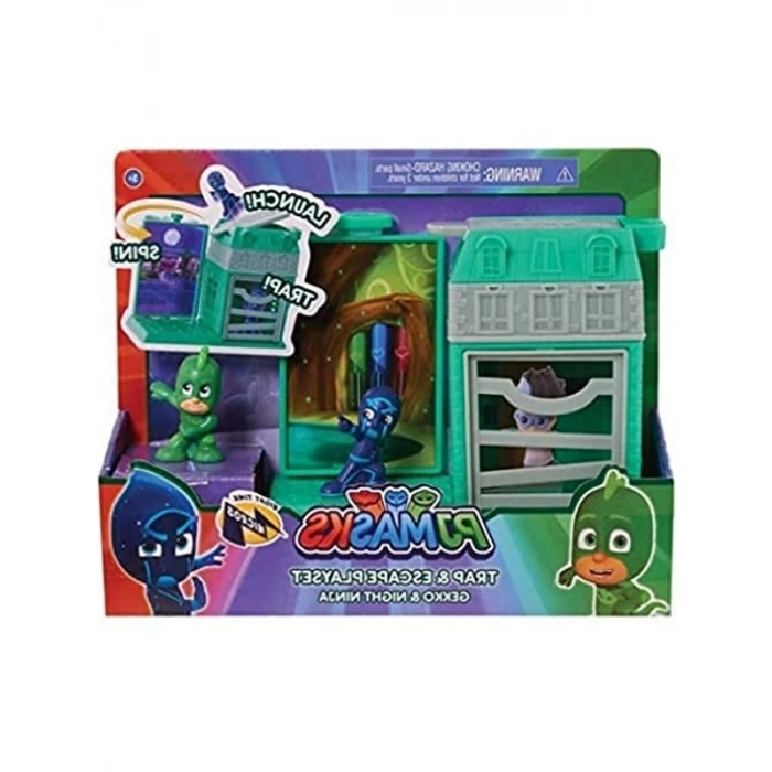 PJMA7 PJMA7 2 Şekiller ile Hatch & Echappe ile Set, toplamak için 3 model (Yoyo, Bibou veya Gluglu), 3 yaş ve üstü oyuncaklar, PJMA7