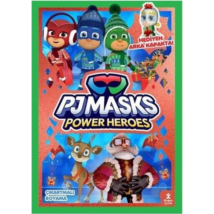 Pjmasks Power Heroes Parti Zamanı Çıkartmalı Boyama Kitabı